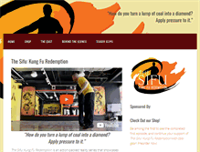 Tablet Screenshot of kungfuredemption.com